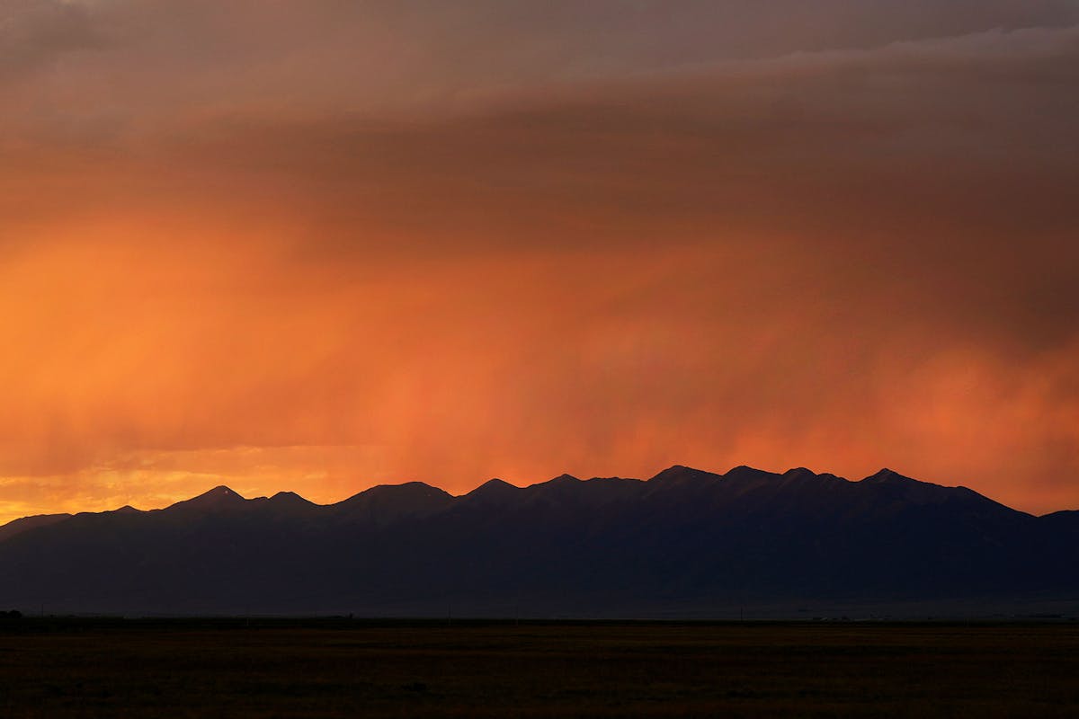 Sunset at the Baca Campus. Photo by Jamie Cotten