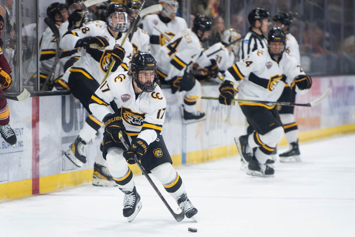 Colorado College Hockey vs. Arizona State during the 2024 season. Photo by Casey B. Gibson for Colorado College