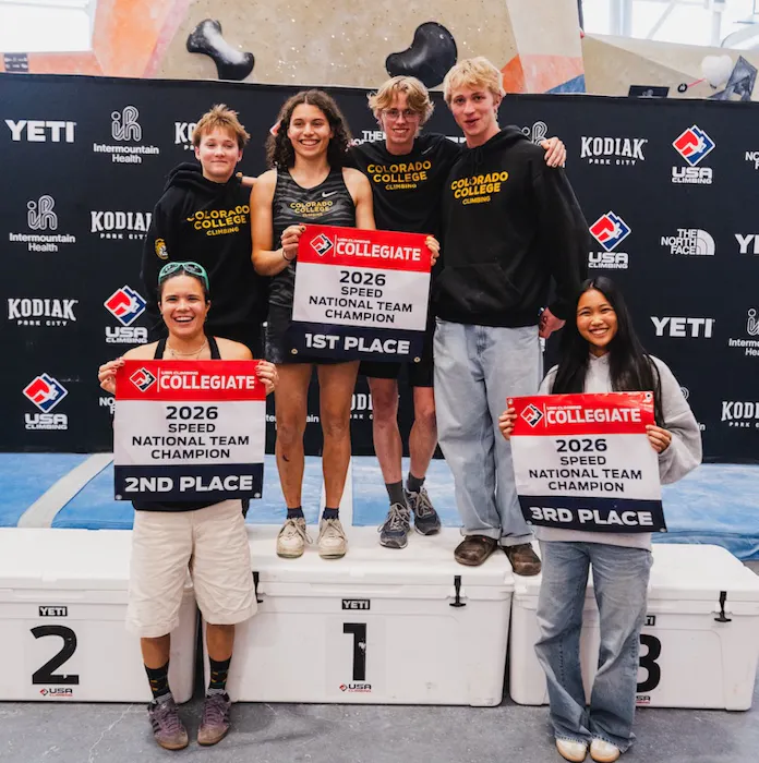 Colorado College Climbers Medal at Collegiate Nationals