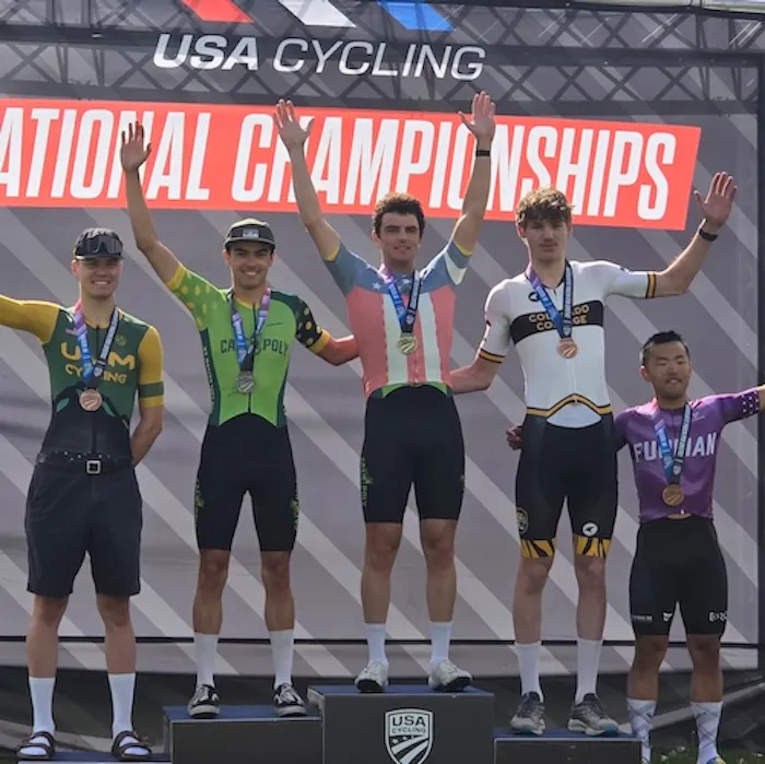 Will Myers ’26 Earns Bronze at Collegiate Road Cycling Nationals